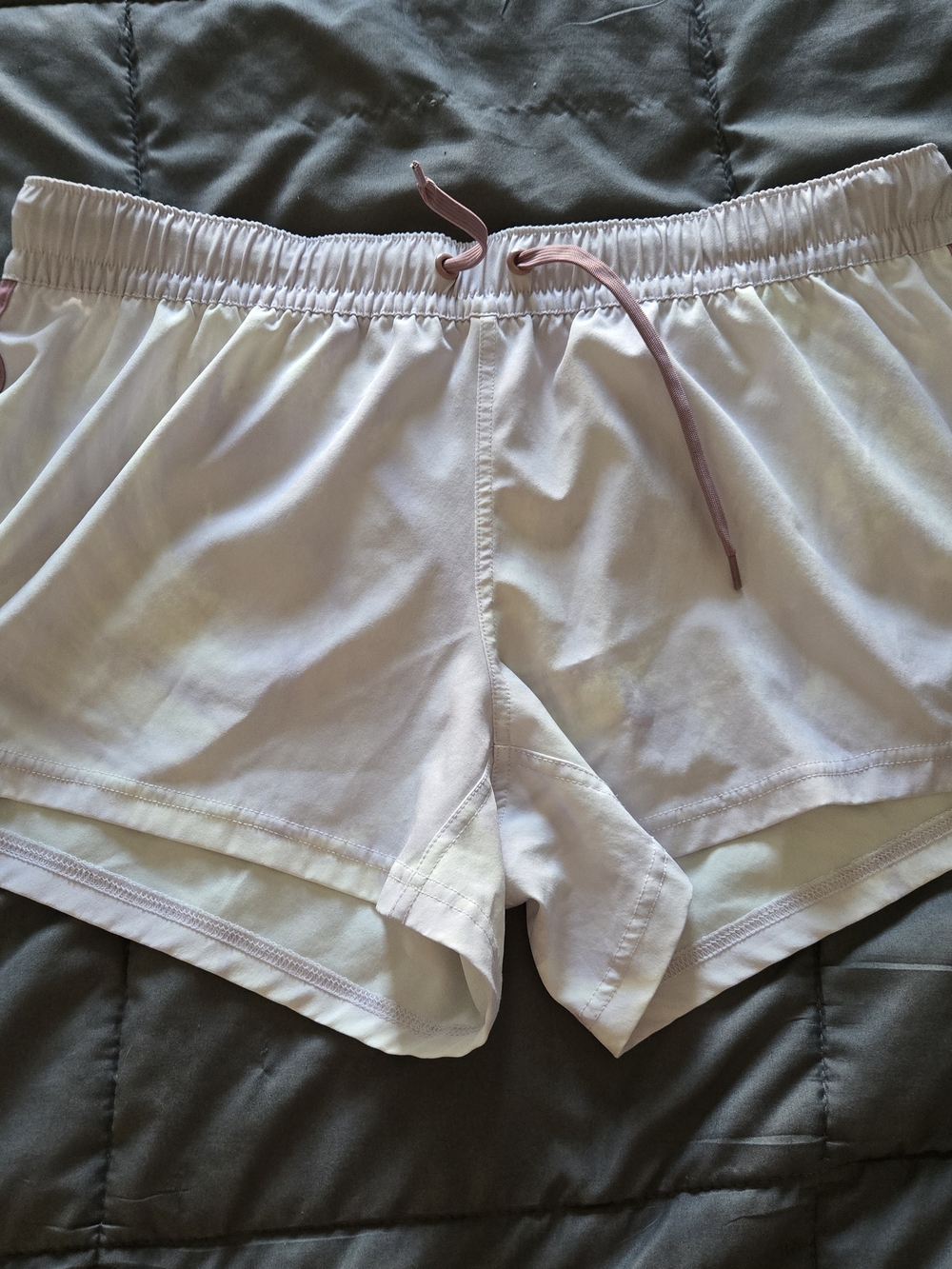 Reel Life Beach Swim Shorts White Blush Pink XL
